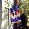 thumbnail image 2 of Carolines Treasures BB3100CHF Patriotic USA Pekingnese Black White Flag Canvas House Size, 2 of 4