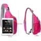 thumbnail image 2 of Mochila bandolera impermeable, ligera, tipo bandolera, para el pecho, para senderismo, viajes, para mujeres y hombres, 2 of 4