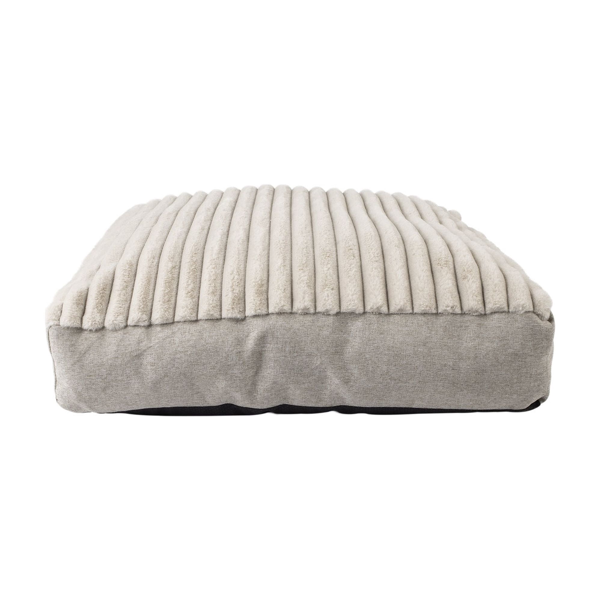 Petmate Square Mattress Dog Bed, Cat Bed, 30 x 30 Inches, Removable Machine Washable Cover, Ribbed Sleep Surface, Assorted