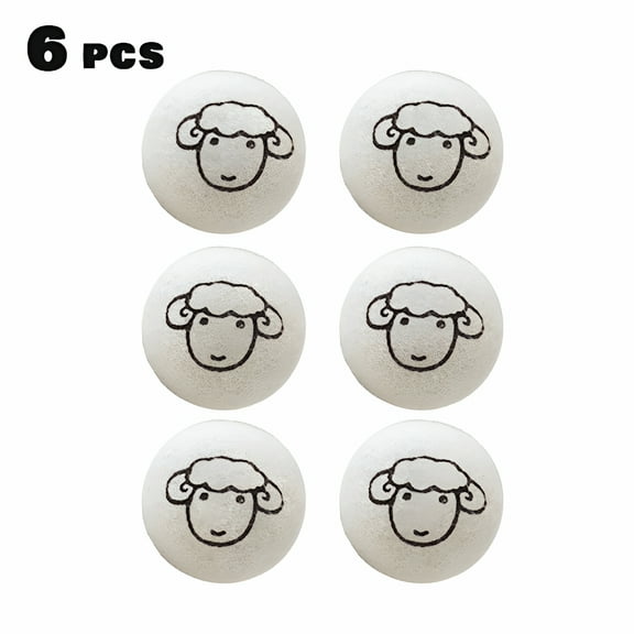 ACDANC Wool Dryer Balls Natural Fabric Softener Wool Balls Replaces Dryer Sheets - Wool Balls for Dryer - Laundry Balls for Dryer