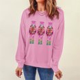 thumbnail image 2 of Sudadera con mangas de lentejuelas para mujer, moda navideña 2024, sudadera con cuello redondo de Cascanueces de Año Nuevo para mujer 2024, 2 of 3