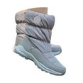 thumbnail image 3 of Xiaoxatg Women's Boots Insulated Thermal Lined Comfortable Outdoor Shoes for Cold Weather 8.5 Silver, 3 of 8