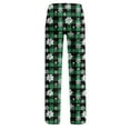 thumbnail image 6 of QATAINLAV Weekly Sale Womens Christmas Pajamas Pants Cute Plaid Lounge Pant Casual Comfy Cotton Elastic Waist Wide Leg Sweatpants Xmas Gifts Multicolor XXXXXL, 6 of 8