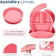 thumbnail image 3 of Juego de Vajilla para Bebé de Silicón, Rosa, Bluelander CBHH-0105, 3 of 5