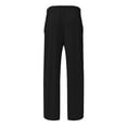 thumbnail image 6 of ZMHEGW Men's Tear Basketball Pants High Split Snap Button Casual Post Sweatpants With Pockets, 6 of 6