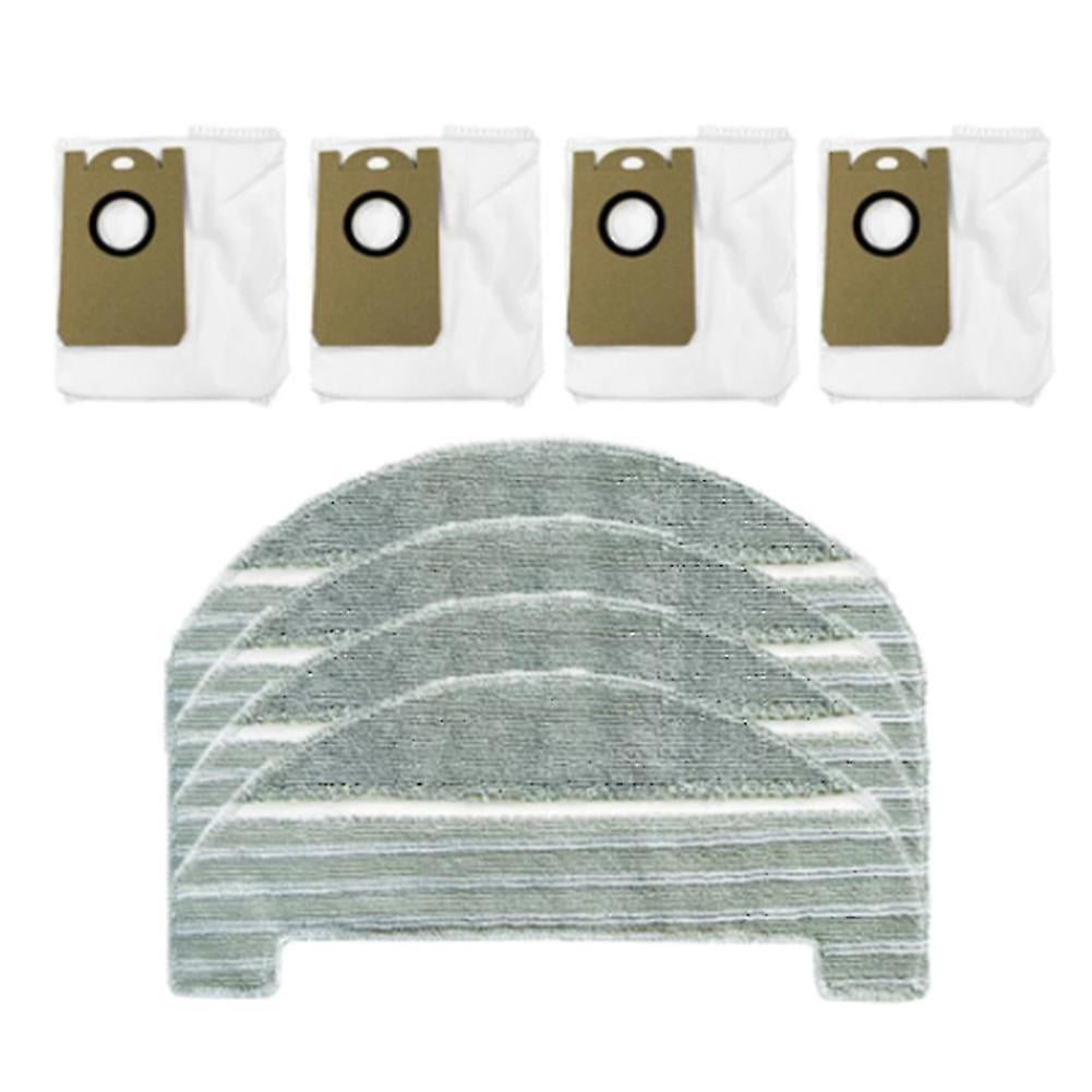 12 Paños De Fregona Con Filtro Hepa Compatibles Con Aspiradoras G8000 G8000 Pro G20 G20 Pro