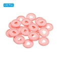 thumbnail image 3 of Unique Bargains Plastic Book Binding Discs, Heart Binder Rings, Pink, 22 Count, 3 of 6