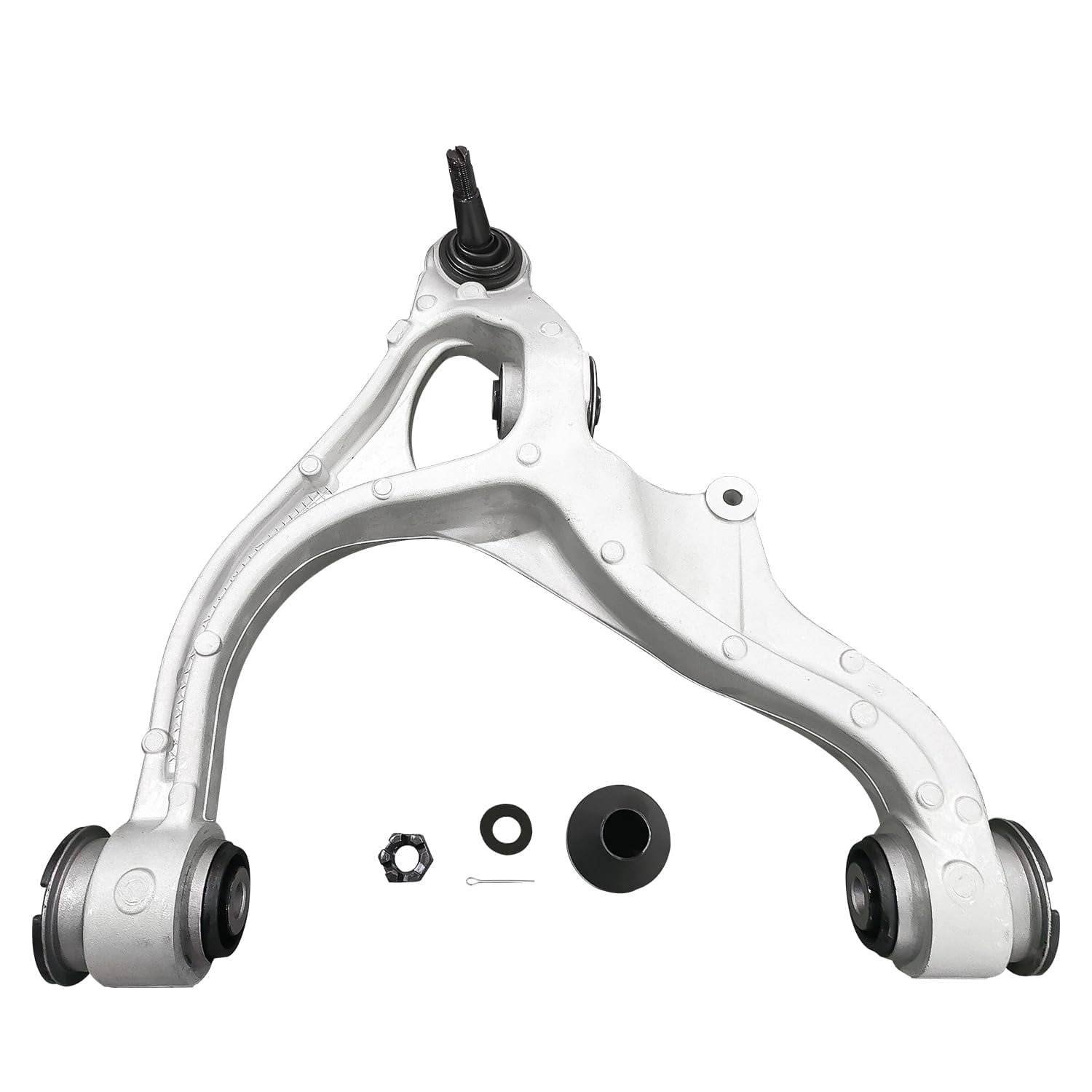 Detroit Axle - Front Upper & Lower Control Arms w/Ball Joints Replacement for 2006-2008 Dodge Ram 1500 4WD 5-Lug Standard and Crew Cab - 4pc Set