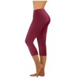 thumbnail image 1 of Generic Women's Plus Size High Waist Wide Leg Trousers Capris, Blue, XL, 1 of 8
