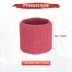 thumbnail image 3 of Uxcell 24PCS Bandas de sudor deportivas, muñequeras de algodón absorbentes para entrenamiento/baloncesto/correr [Rojo Rosa, 5cm de ancho], 3 of 7