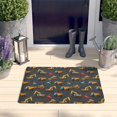 thumbnail image 2 of Cartoon Construction Vehicles Cranes Flannel Non Slip Door Rugs,Washable Door Mats Indoor,Decorative Door Mats,Dirt-Resistant and Absorbent Doormat for Entrance,Bedroom,Kitchen,Bathroom,31.5"x17", 2 of 4