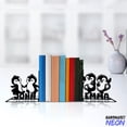 thumbnail image 4 of Handmadetneonsign Penguin Metal Bookends, Cute Penguin Name Bookend, Penguin Lover Gift Table Bookshelf Decor 80323, 4 of 4