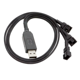 thumbnail image 1 of Cable Adaptador de Corriente para Ventilador USB de 12 V Cable Adaptador de Corriente de 1 A 3 Pasos para Ventiladores de Refrigeración de PC de, 1 of 5