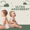 thumbnail image 6 of Happy Little Camper Ultra-Absorbent Natural Baby Diapers Size 2 - Hypoallergenic & Chlorine-Free Disposable Diapers Safe for Sensitive Skin - Unscented Infant Diapers - 36 Count, 6 of 9