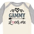thumbnail image 4 of Inktastic Gammy Loves Me Grandchild Girls Long Sleeve Baby Bodysuit, 4 of 5