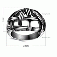 thumbnail image 3 of Anillo de dedo Sunnimix de acero inoxidable 316L, 3 of 8