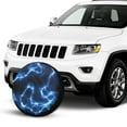 thumbnail image 2 of Kll Blue Lightning Tire Cover,Universal Wheel Tire Cover For Trailer, Rv, Suv, Truck,Camper And Many Vehicle,(15 Inch), 2 of 7