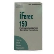Iferex-150 Polysaccharride Iron Complex Capsule 100 Ct