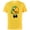 Yellow, variant on Disney José Carioca Three Caballeros Trip Matching Big Face - Short Sleeve Cotton T-Shirt for Adults - Customized-Athletic Heather