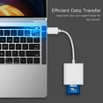 thumbnail image 4 of USB-C Card Reader OTG Type-C Phone Laptop Computer Accessories SD-Card Camera Reader OTG Adapter Cable, White, 4 of 6