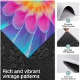 thumbnail image 3 of Rainbow Tie Dye Floral Pattern Kitchen Rugs Sets Of 3,Kitchen Runner Rugs Non Skid Washable,Decorative Kitchen Floor Mats for Kitchen,Sink,Laundry,17"x30"+ 17"x47" + 17"x59", 3 of 6