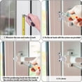 thumbnail image 5 of PCS Casement Window Restrictor, Window Latches with 4 Screws, Window Lock, Window Lock for Adjusting Window Opening (White), 5 of 5