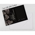 thumbnail image 6 of Inkdotpot Surprise Party Invitations with Envelopes, Black, 5 x 7 in, 30-Pack, 6 of 7
