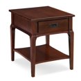 thumbnail image 1 of Leick Home Table d'Appoint Tiroir Stratus en Cerisier Heartwood, 1 of 6