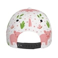 thumbnail image 6 of Disketp Funny Little Pigs Print Baseball Caps For Outdoor Sports Fashion Casual Outdoor Caps Men Women, 6 of 8