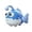 Blue, variant on Electric Wobbling Anglerfish Toy, Interactive Crawling Fish Toy with Music Function for Kids, Battery-Powered (Batteries Not Included) Land Play Toy for Toddlers, Stress Relief Desk Decor,Pink
