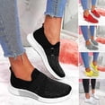 thumbnail image 1 of Chaussures à Enfiler avec Semelle Orthopédique Baskets de Mode pour Femmes Chaussures de Marche, 1 of 4
