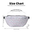 thumbnail image 3 of Naloa Flamingo and Pineapple Print Running Belts for Men Women,Running Fanny Pack with 2-Zipper Pockets,Waterproof Waist Pack for Travel Hiking Running Outdoor Sports, 3 of 8