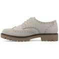 thumbnail image 2 of Journee Womens Claudiya Lug Outsole Almond Toe Oxford, Widths Available, 2 of 9