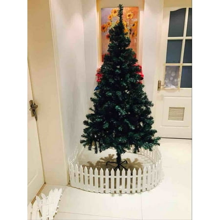 5.9FT Premium Artificial Christmas Pine Tree, Full Tree With Solid Metal Legs, 600
