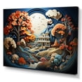 thumbnail image 2 of Designart "Barn consistency Papercut II" Abstract Canvas Print, 2 of 5