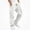 White, variant on HAOTAGS Boys Cargo Pants with Pockets, Elastic Waist Solid Color Casual Sweatpants Brown Size 9