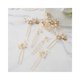 thumbnail image 1 of Set de accesorios para el cabello SWEETV Bridal Wedding, 7 piezas, para mujer, 1 of 8
