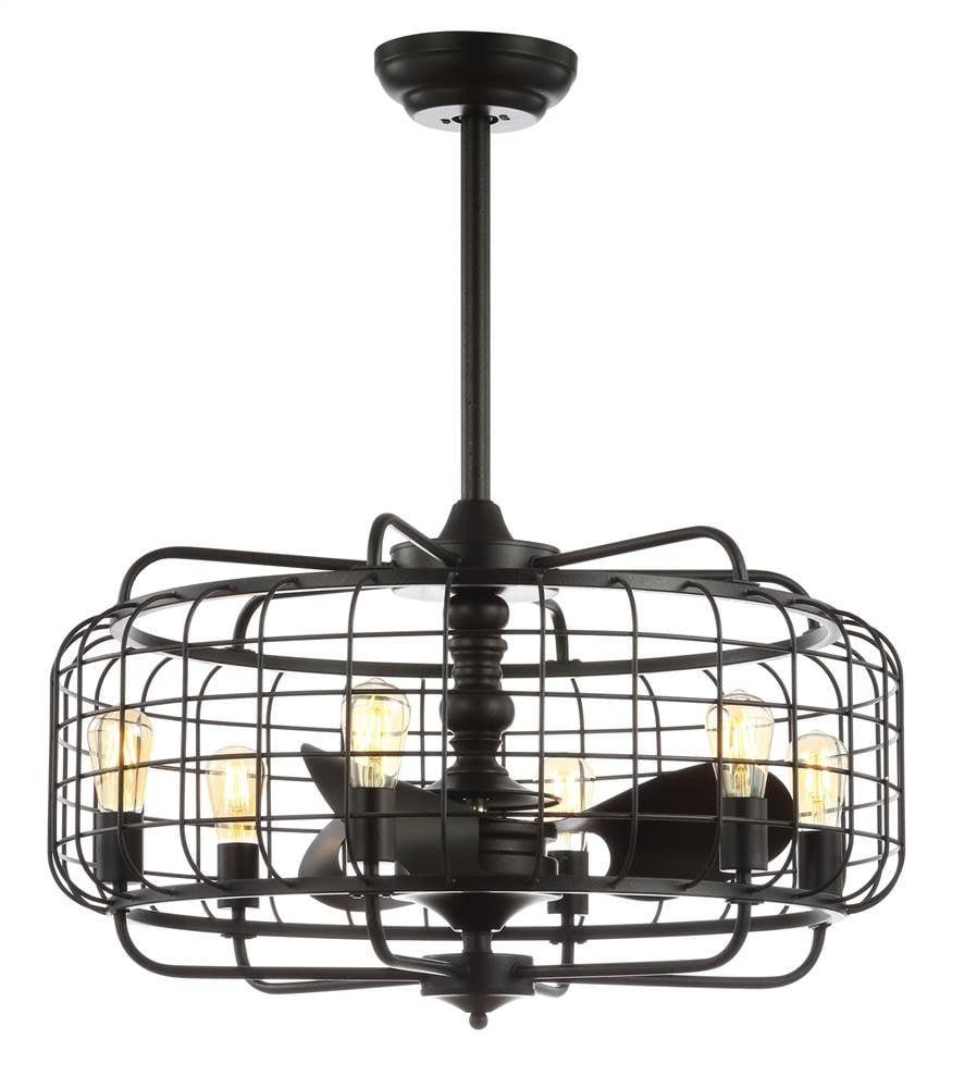 Safavieh Larsin 6-Light Mid-Century Ceiling Fan - Walmart.com