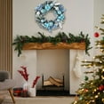 thumbnail image 3 of Christmas Decoration Wreath Door Hanging Christmas Scene Arrangement Wall Hanging Decor, PVC Material, Suitable for Entry Doors and Hallways, Reusable, Elegant Design, 3 of 7