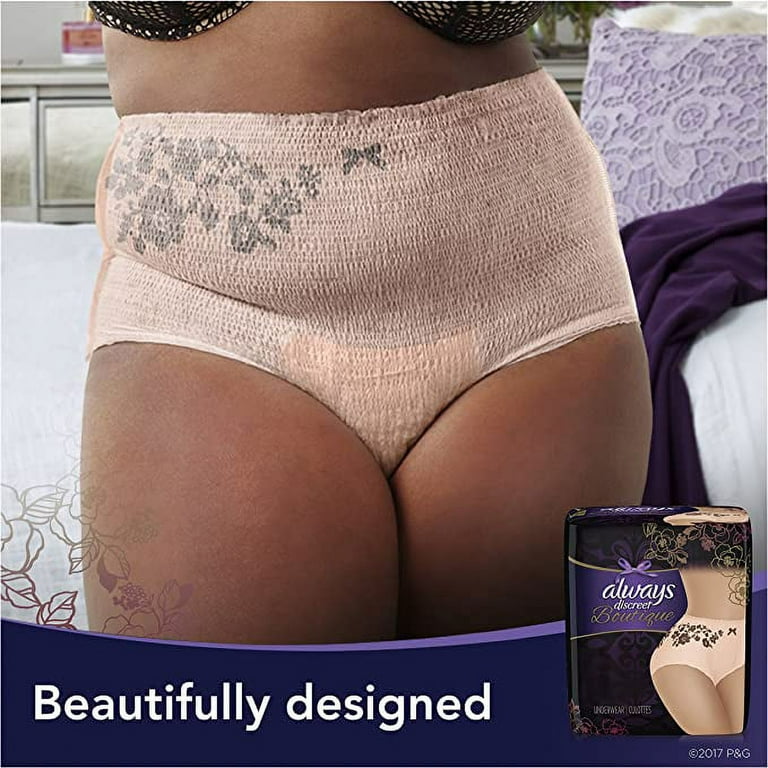  Always Discreet Boutique Incontinence Underwear For