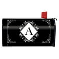 thumbnail image 3 of Briarwood Lane Black and White Monogram A Mailbox Cover, 3 of 3