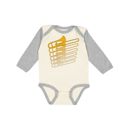 

Inktastic Trombone Line Boys or Girls Long Sleeve Baby Bodysuit
