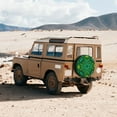 thumbnail image 6 of Waterproof Spare Wheel Cover, Green Shades Kaleidoscope Adjustable Wheel Cover For Jeep Trailer Rv Suv Car, 16 Inch, 6 of 8