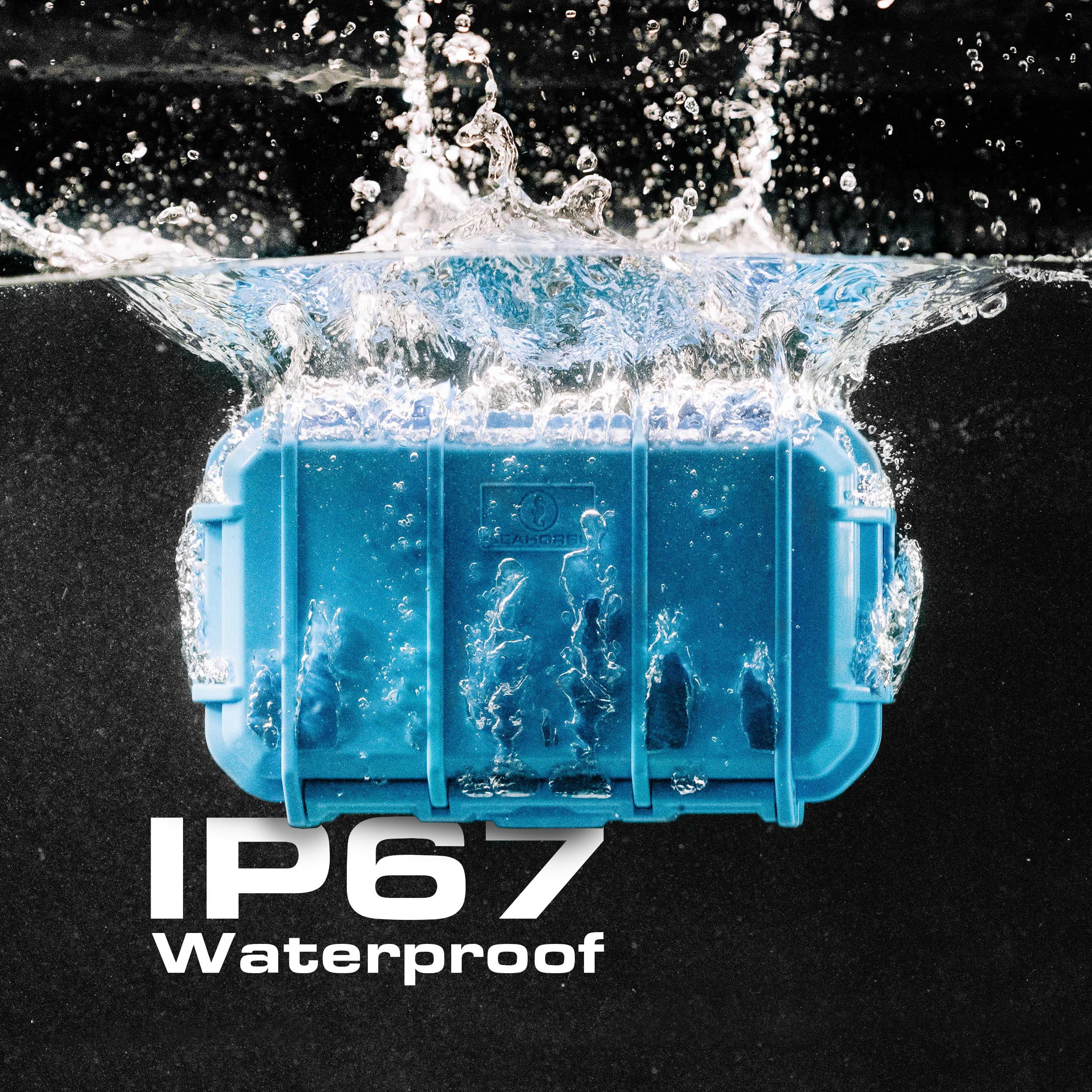 Seahorse 56 Waterproof Hard Protective Dry Box Case / USA Made / IP67 Waterproof / Perfect EDC Every Day Carry