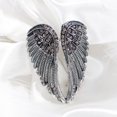 thumbnail image 4 of Fashion Crystal Angel Wing Brooch Pins Jewelry Women Men, 4 of 6