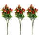 thumbnail image 1 of 3 piezas de plantas de fresa artificiales, tallos de fresa artificiales, ramas de fruta falsas, decoración para relleno de jarrón, 1 of 7