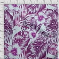 thumbnail image 4 of oneOone Polyester Spandex Medium Purple Fabric Floral & Leaves Sewing Fabric By The Yard Printed Diy Clothing Sewing Supplies 56 Inch Wide, 4 of 4