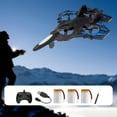 thumbnail image 4 of Avión de juguete con control remoto de espuma RC Fighter Jet Glider con giro de 360 ​​grados para Batería azul 3, 4 of 8