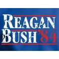 thumbnail image 2 of Reagan Bush 1984 Republican Presidential Election GOP T-Shirt Distressed Royal XL, 2 of 4
