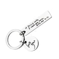 thumbnail image 3 of Sidaley Keychain Couple Gifts Art Crafts Hanging I Need Design Me You Key-ring Here Pendants With for Boyfriends Husband Father Supplies No.1 20piezas, 3 of 6